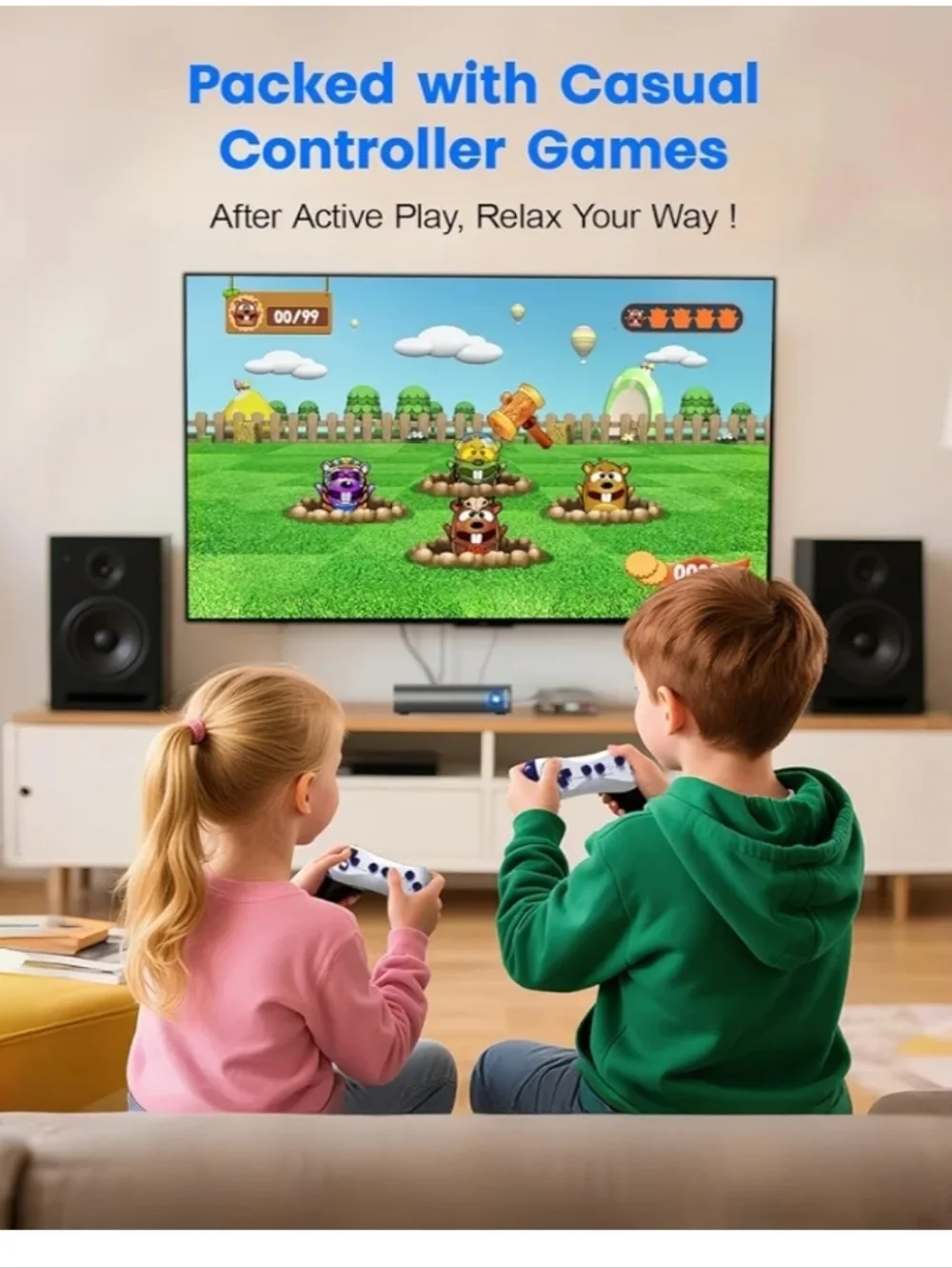 AR Motion Gaming Console for Kids & Families